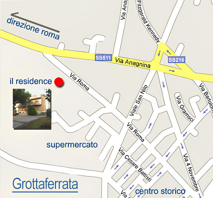 Il Reresidence di Grottaferrata - Via Roma 84 00046 Grottaferrata (RM)